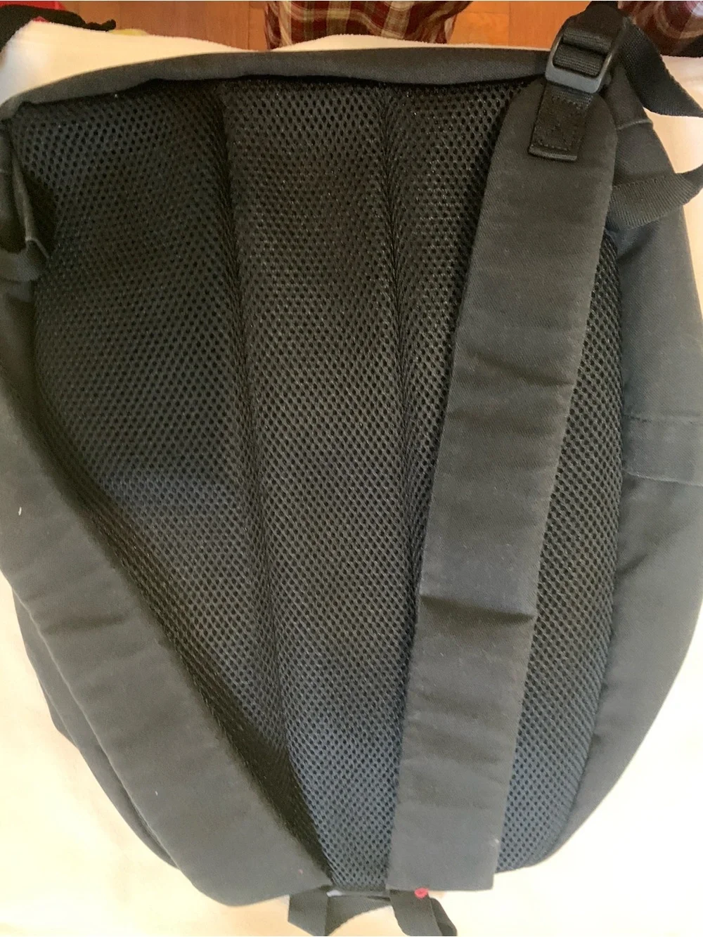 Uniqlo Black Men's Canvas Backpack with Front Pocket